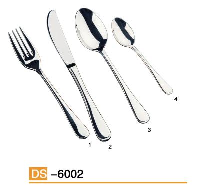 China Sustainable 4pcs Mirror Polished 18/8 304 Stainless Steel Flatware Set Flatware Dinnerware Set for sale