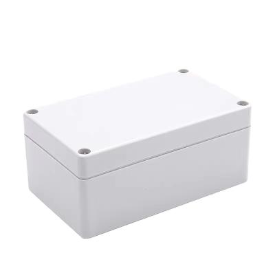 China Waterproof outdoor electrical junction box ABS size junction box plastic cable box outdoor or indoor screw ip66 ip67 for sale