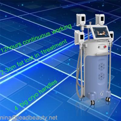 China Body firming and shaping 4 Big heads cryolipolysis slimming machine for sale