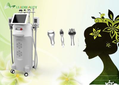 China -15-5℃ can be reached Cavitation+ RF+ Vacuum cryolipolysis Machine Cryo/Ultrasound/RF heads for sale