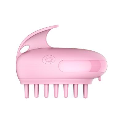 China Head Scalp Massager Electric Handheld Vibration Brush Shampoo Soft Hair Scrubber for sale