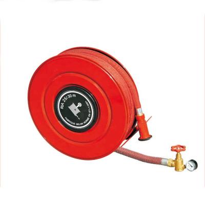 China 30m Synthetic Rubber Manual Fire Hose Reel fire fighting equipments for sale