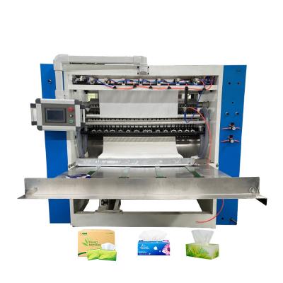 China Household Tissue Paper Production 4 Lane Soft Facial Towel Tissue Paper Making Machine Facial Tissue Production Line for sale