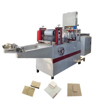 China Extreme semi automatic automatic paper napkin fold napkin packing machine household tissue paper production size napkin paper machine for sale