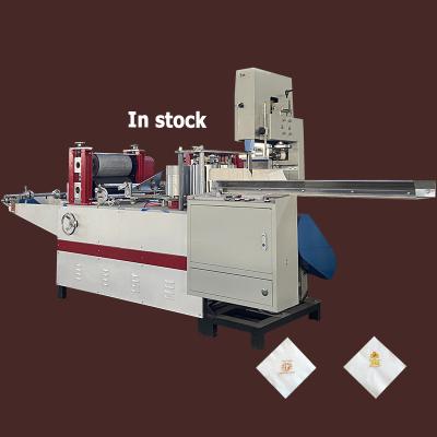 China Household Tissue Paper Production Design Automatic Tissue Paper Towels Embossing Machine With Packaging Machine for sale