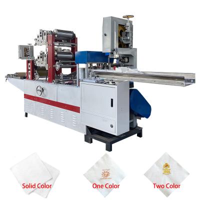 China Professional Tissue Paper Household Tissue Paper Production Exporter Printing Machine Napkin Folding Paper Making Machine for sale