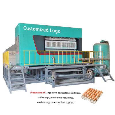 China Paper Egg Tray Molding 6000pcs Per Hour Paper Egg Tray Making Machine Automatic Egg Crate Machine For Sale for sale