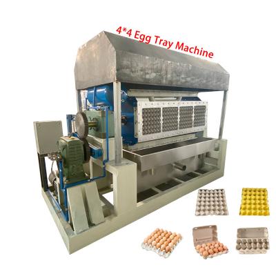 China 2000pcs Popular Model Paper Tray Molding Automatic Egg Tray Paper Cartoning Machine For Sale for sale