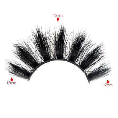 China Natural Long Strip Lashes 3D Lashes Wholesaler Clear Faux Mink Lashes Box Private Label Silk Lashes Customized Silk Lashes for sale