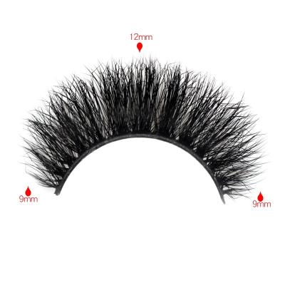 China Natural Long Strip Lashes 3D Lashes Wholesaler Light Faux Mink Whips Box Silk Custom Private Label Lashes Silk Lashes for sale