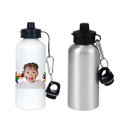 China Sustainable 400ml Sublimation Aluminum Water Bottle With Two Covers Sublimation Water Bottle for sale