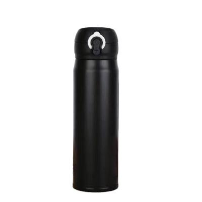 China Viable Outlet Vacuum Flask Stainless Steel Wall Water Bottle Double Thermos Vacuum Cup With Clip Cover Snap Mug for sale