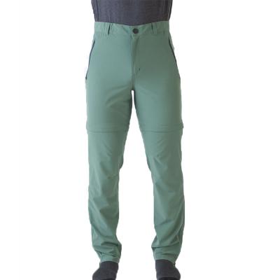 China New Design Italian Slim Fit Trekking Pants Breathable Launched Green Durable Hiking Pants for sale