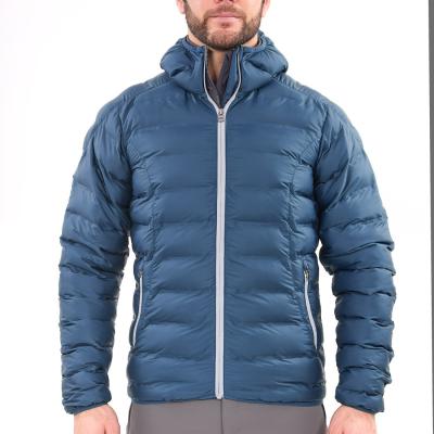 China Waterproof Pure Color Stripper Jacket Winter OEM Men's Padded Jacket With Recycled Padding For Outdoor for sale