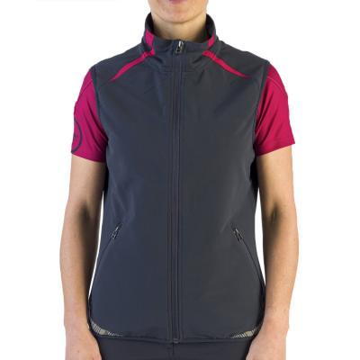 China OEM Breathable Vest 4 Way Stretch Italian Custom Design Hiking Vest Women for sale