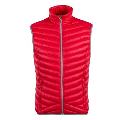 China Breathable High Quality Quilted Winter Down Vest Lightweight Hooded Padded Vest for sale