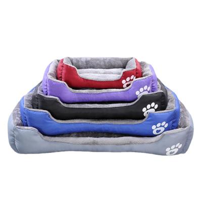 China Double Sided Breathable Dog Sofa Rectangle Bed Dog Beds Travel Accessories Double for sale