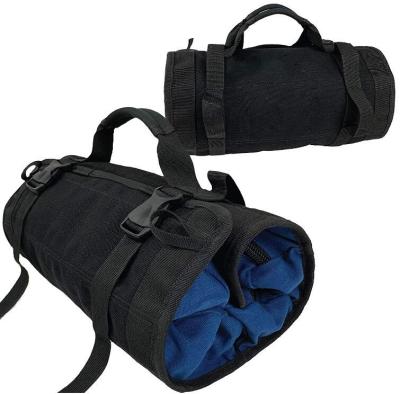 China Reusable Heavy Duty Canvas Roll Up Tool Bag for sale