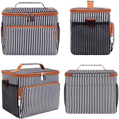 China Waterproof Lined Oxford Cloth 600D Polyester Cooler Bag For Picnic for sale