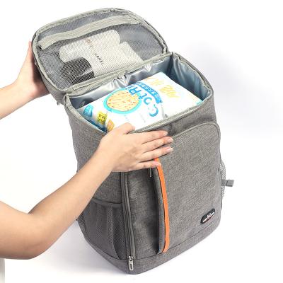 China Waterproof 32 Boxes Large Capacity Leak Proof Wear Resistance Insulated Backpack Cooler Bag for sale