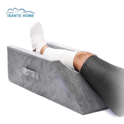 China High Density Therapy Foam Surgery Leg Support Elevation Pillow Leg Rest Elevating Foam Wedge Comforts For Surgery, Injury, Or Rest for sale