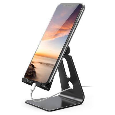 China Home Office Universal Mobile Aluminum Phone Holder Cell Phone Metal Stand Aluminum Alloy Tablet Bracket Desktop Support for sale