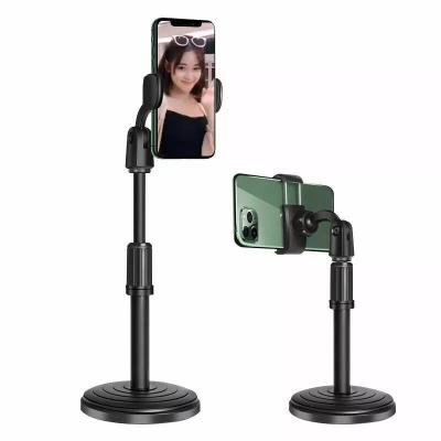 China Adjustable Universal Retractable Lazy Mobile Phone Holder Desktop Live Broadcast Holder Mobile Phone for sale