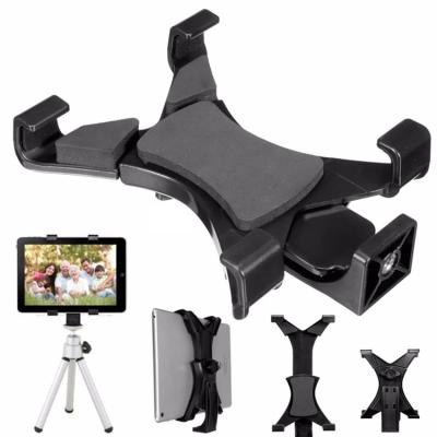 China For iPad 2/3/4/Air/Air2 in Landscape Universal Tablet Tripod Mount Clamp with 1/4