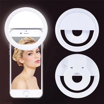 China Portable Instant Bright Ring 36 LED Ring Clip Light For Selfie Lamp Universal Cell Phone Lens 7 6 plus Samsung RK12 for sale