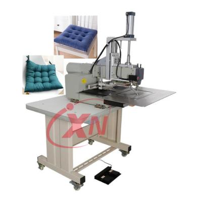 China Home Use Cushion Sofa Pattern Automatic Sewing Machine Cushion Nailing Pillow Round Hole Sewing Machine for sale