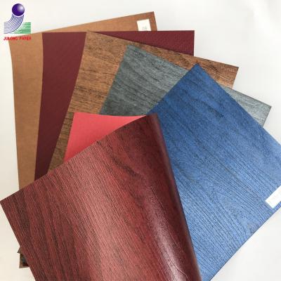 China Anti Curl Leatherette Paper Wrapping Paper For Binding Covers And Box Packaging for sale