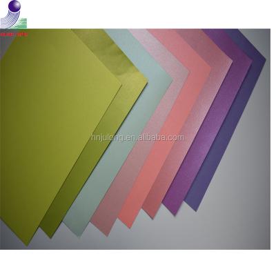 China 230 GSM Anti Curl Double Side Pearl Paper Sheets Or Rolls For Gift Box Packaging for sale