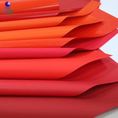 China Anti-Curl Pearl Red Card Paper With Shiny Ribbon For Wedding Wrapping for sale