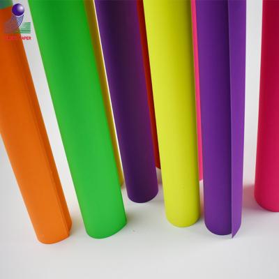 China Best Price A4 Anticurl Fluorescent Card Paper For Handmade Paper for sale