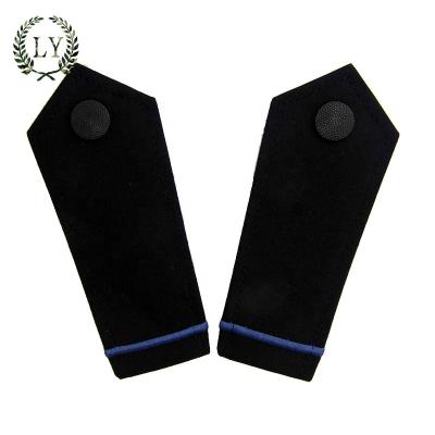 China Direct factory custom epaulettes with gold bars logo for military uniform customized for sale