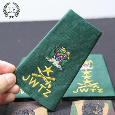 China Light factory wholesale military shoulder pads with eco-freindly embroidery logos for sale