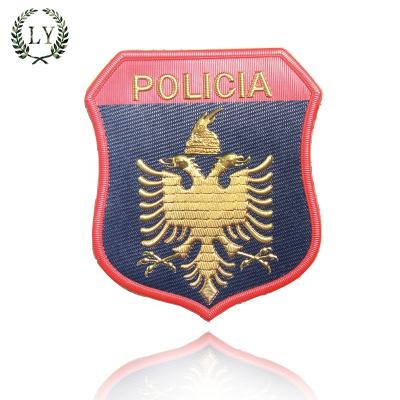 China 3D Factory Custom REUSED Soft Metal PVC Security Rank Italian Military Uniform Badge for sale