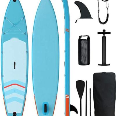 China DropStitch Fabric + PVC+ EVA Youth Stand Up Paddle Boards Inflatable Paddleboard With Leash Pump for sale