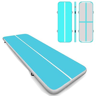 China Inflatable Gymnastics Mats Tumbling Inflatable Mat Track Used In Gymnasium 15000sets Per Month for sale