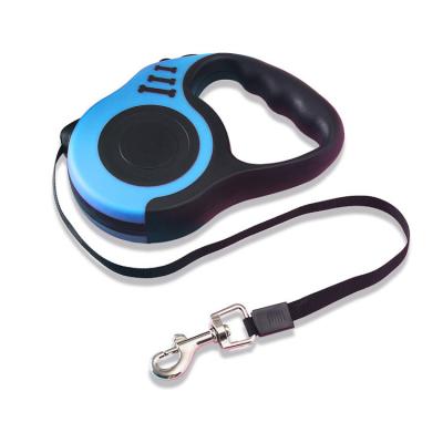 China Stocked Wholesale Customize Logo Dog Heavy Duty Adjustable Collars Accessories Lead Strap Automatic Pet Retractable Dog Leash for sale