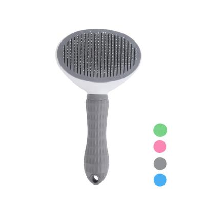 China Stocked Head Pet Brush Manufacturer Supply Automated Hair Removal One Hair Cleaning Comb for sale