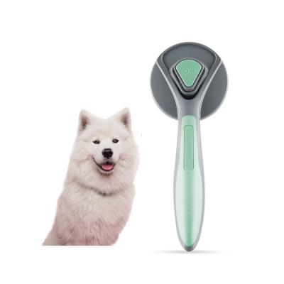 China New Stocked Affordable Wholesale Price Dog Cat Comb Pet Hair Removal Grooming Comb Cleaning Brush for sale