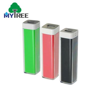 China Wholesale 2600mah Fast Charging Supply Customize Logo Colorful Lipstick Shape Output 5v 1a Rohs 18650 Battery Case Warmer Power Bank for sale