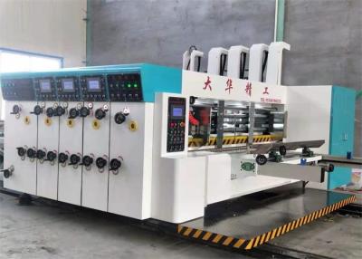 China Computergesteuerte 4 Farbe-Flexo-Druckmaschine für gewölbten Karton zu verkaufen