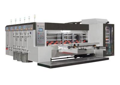 China Corrogated-Pappe-Flexo-Drucker Slotter Die Cutter mit Stapler-Maschine zu verkaufen