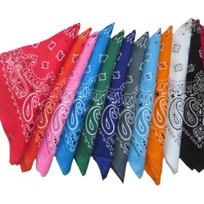 China 21 Color Multifunctional Cotton Polyester 100% Customizable Cheap Design Your Own Cotton Pet Bandana for sale