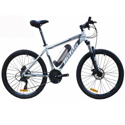 China Aluminum Alloy Customized 26 Inch 21 Speed ​​Electric Bicycle Aluminum Frame 36v8ah240w MTB Electric Mountain Bike for sale