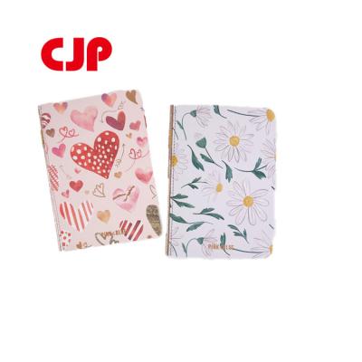 China New Arrival High Quality Customized Printing A5 Journal Diary Casebound Notebook With Pen Holder On Spine for sale