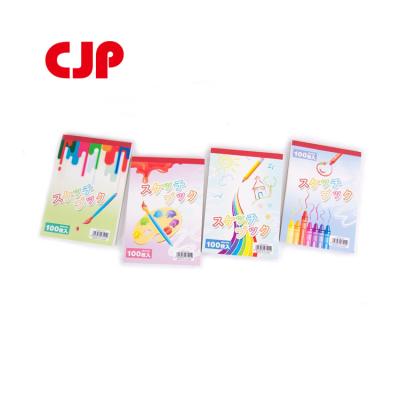 China Wholesale High Quality Customized Glued Cute Cover and Spined Children Art Drawing Paper Notebooks for sale