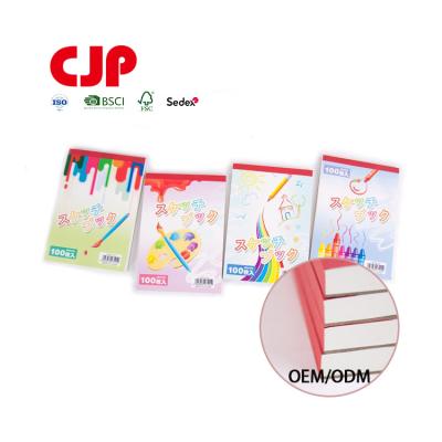 China Wholesale Cute Blank Art Sketch Drawing Paper Book High Quality Cover Glued and Spined Notebook for sale